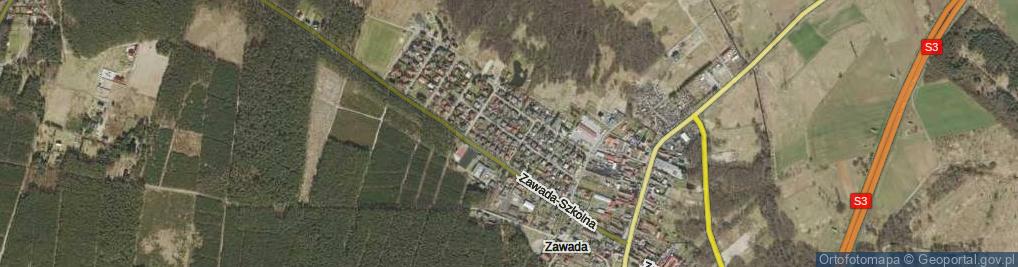 Zdjęcie satelitarne Zawada-Osiedlowa ul.